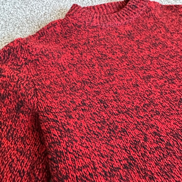VINTAGE WOOL Red Sweater - Picture 4 of 4